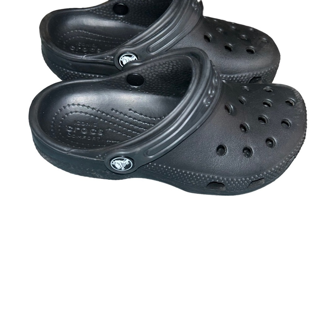 Kids CROCS Classic black Clog child size 12 unisex